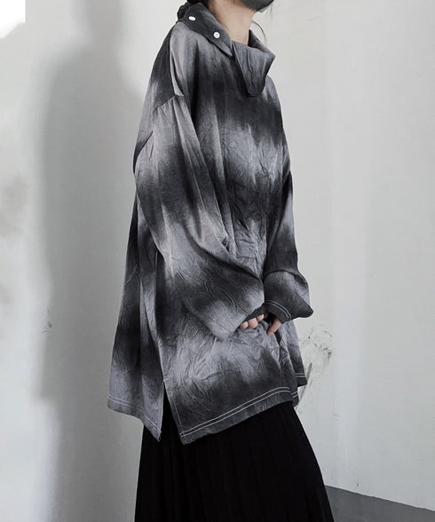 Sideway Collar Blouse