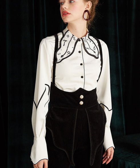 Watch Collar Blouse
