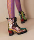Holographic Sequin Chunky Boots