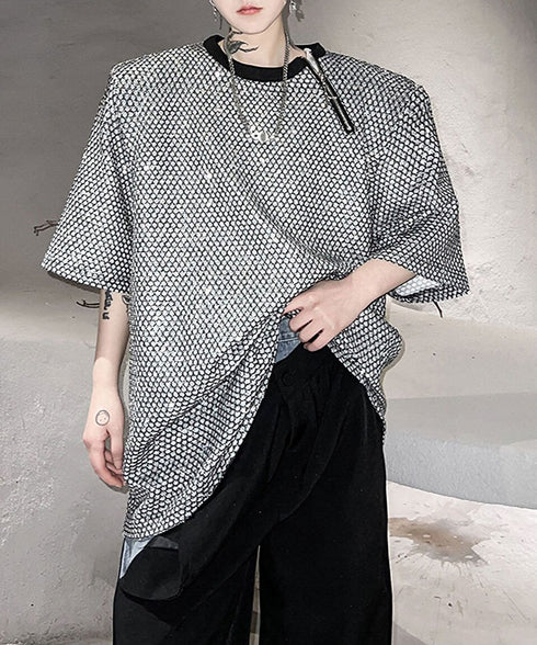 Metallic Mesh T-shirt