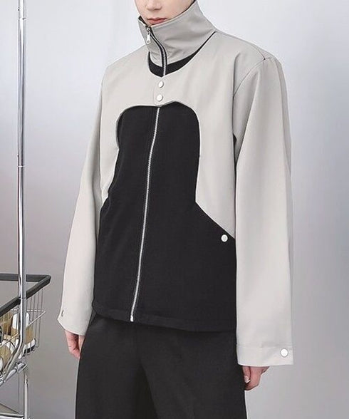 Bicolor Zip Jacket