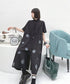 Polka Dot Drawstring Shirt Jumpsuit