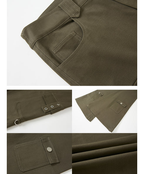 Straight Micro Flare Pants