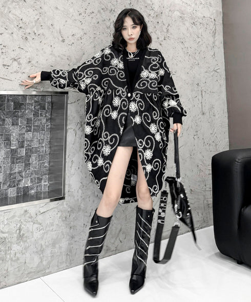 Flower Embroidery Cardigan