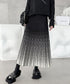Gradation Pleat Skirt
