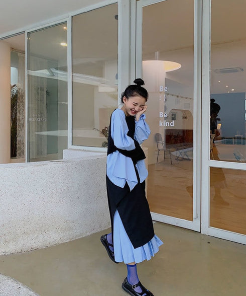 Cutout Layered Dress