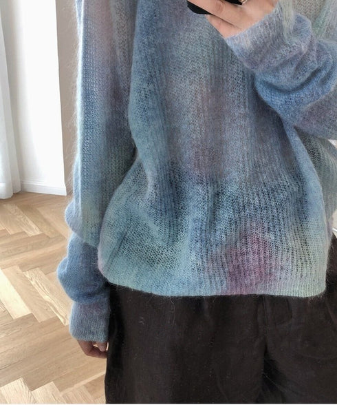 Pastel Gradation Knit