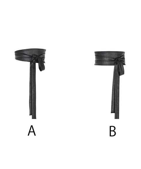 Asymmetrical Wrap Belt