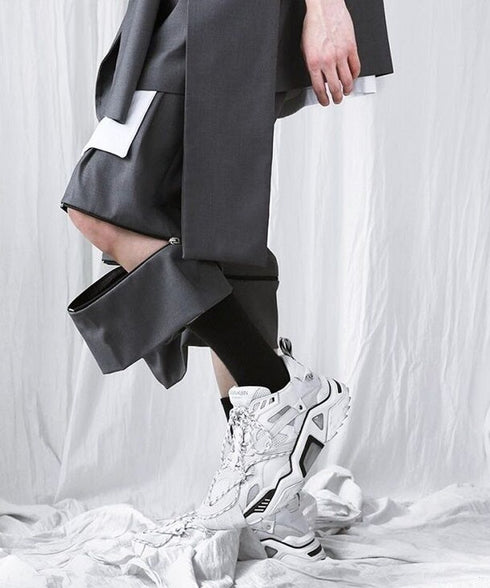 Layered Zip Block Shorts