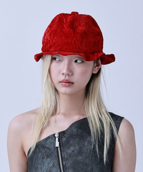 Velvet Wave Ribbon Hat