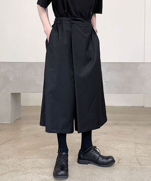 Cropped Wide Pants