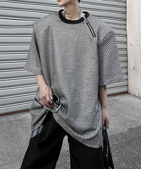 Metallic Mesh T-shirt