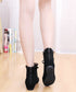 Lace Mesh Ribbon Flat Boots