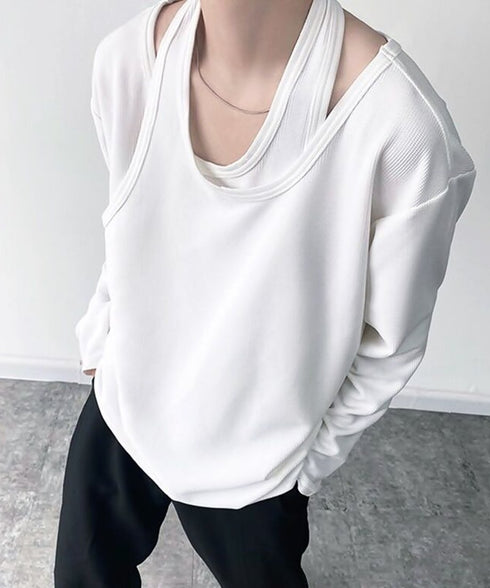 Overlapping Long Sleeve T-shirts