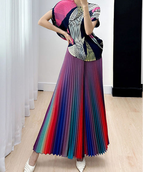 Gradation Pleat Pants