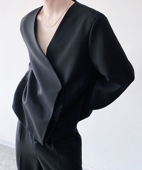 Cross Wrap V-neck Top