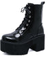 Lace Up Platform Boots