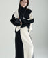 Bicolor Sweater & Skirt Co-ord