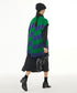 Wavy Stripe Oversized Knit Vest