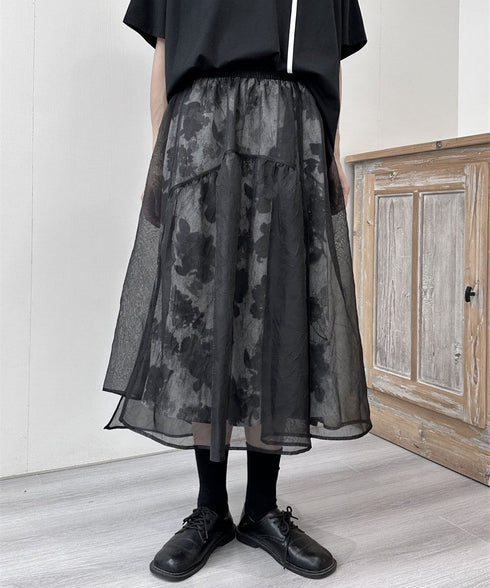 See-through Layered Skirt