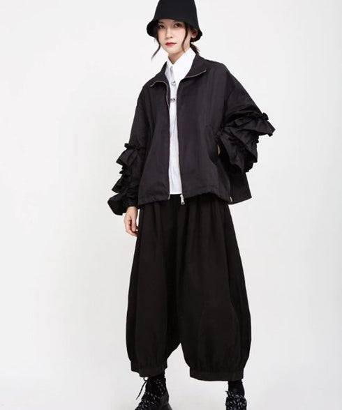 Tiered Frill Sleeve Jacket
