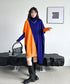 Diagonal Switch Sweater Dress