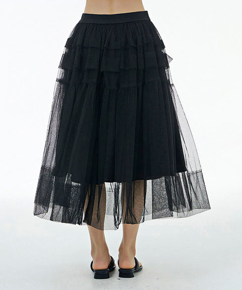 See-through Mesh Skirt