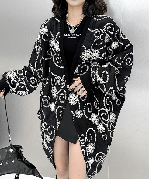Flower Embroidery Cardigan