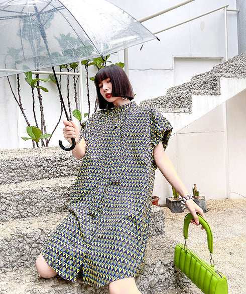 Power Shoulder Tie Dress