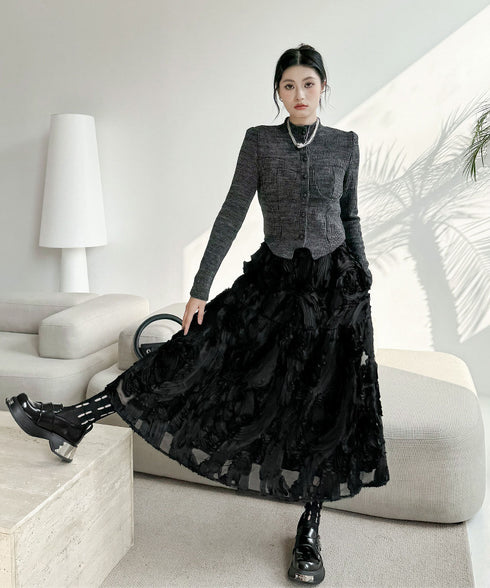 Three-dimensional Pattern Skirt
