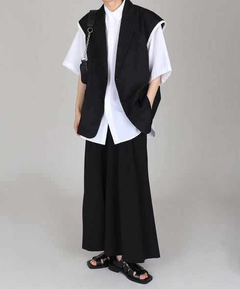Vest & Wide Pants Co-ord