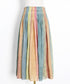 Pastel Gradient Pleated Skirt