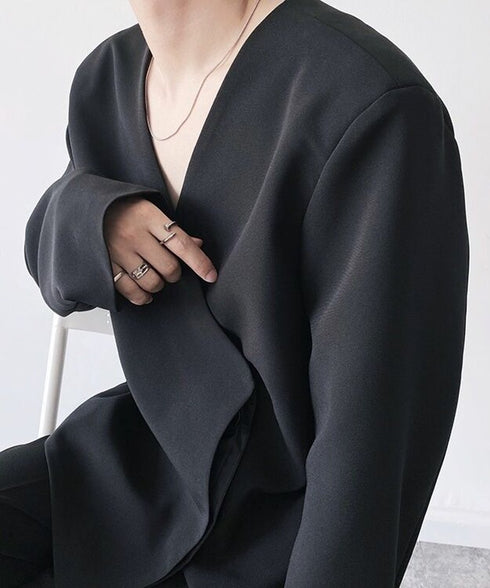 Cross Wrap V-neck Top