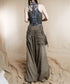 Tassel Belt Lantern Pants