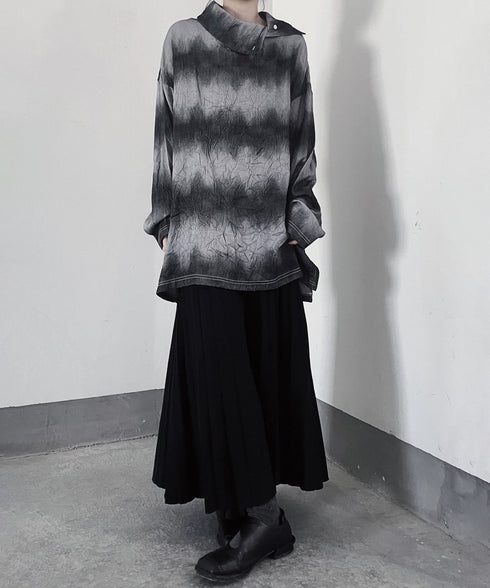 Sideway Collar Blouse