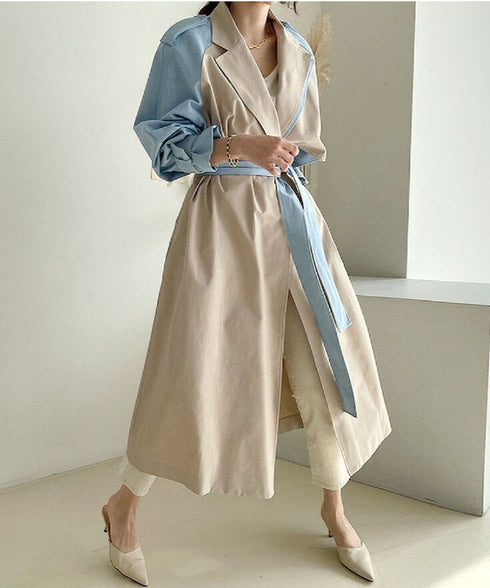 Raglan Sleeve Trench Coat