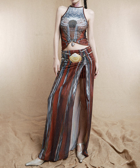 Shell Colorful Bead Belt