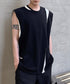 Bicolor Slit Sleeveless Top
