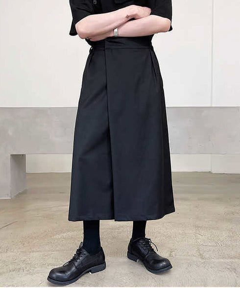 Cropped Wide Pants