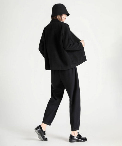 Wrap Layered Tapered Pants