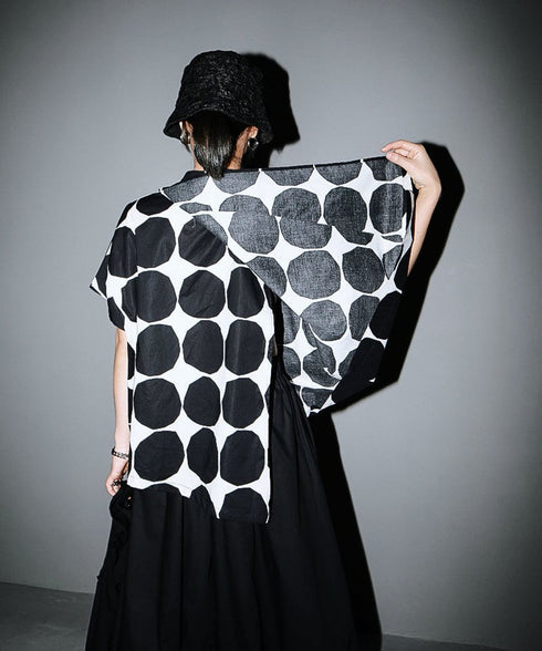 Polka Dot Short Sleeve Shirt