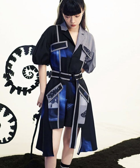 Puff Sleeve Short Overalls