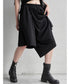 Asymmetric Half Pants