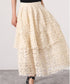 Flower Tiered Skirt