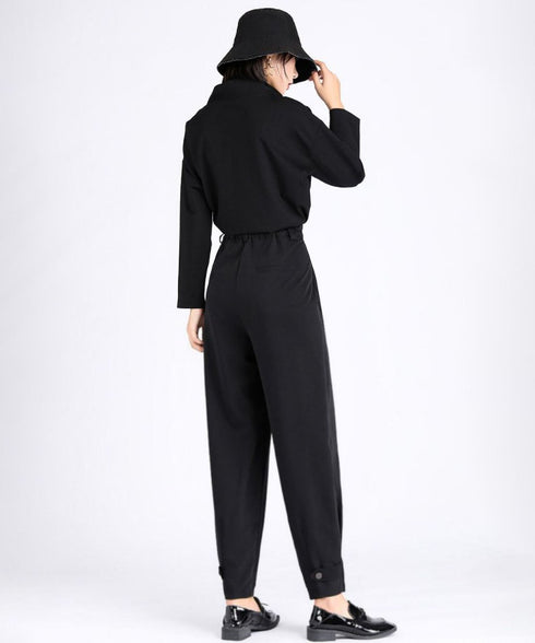 Button Tapered Pants