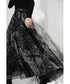 Shadow Botanical Mesh Skirt