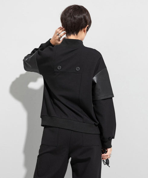 Faux Layered Sweatshirt