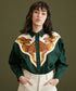 Deer Embroidery Blouse