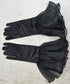 Organza Frill Satin Gloves