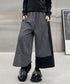 Panel Stripe Wide Pants